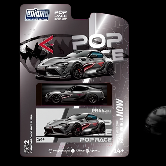 POP RACE Enigma Darwinpro 66G NWB Toyota Supra #002 - AUSSIE diecast