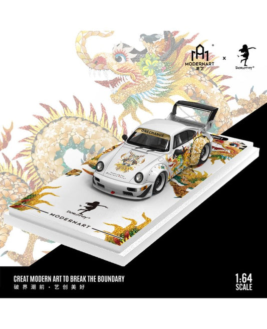 Modern Art x Dorothy 1:64 Porsche RWB 964 Flower Dragon
