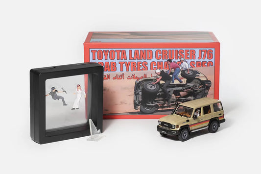 DiecastTalk Arab Exclusive GCD Toyota Land Cruiser 70 Series with Figures Aussie diecast