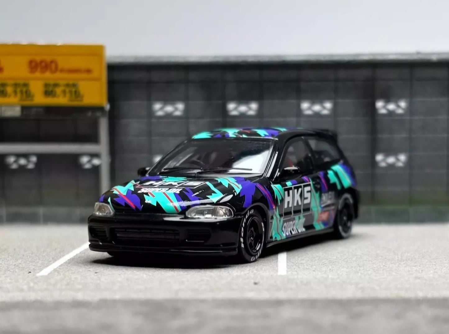 Street Weapon 1:64 EG6 Honda Civic HKS - AUSSIE diecast