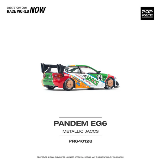 POP RACE 1:64 Honda Civic EG6 Pandem JACCS