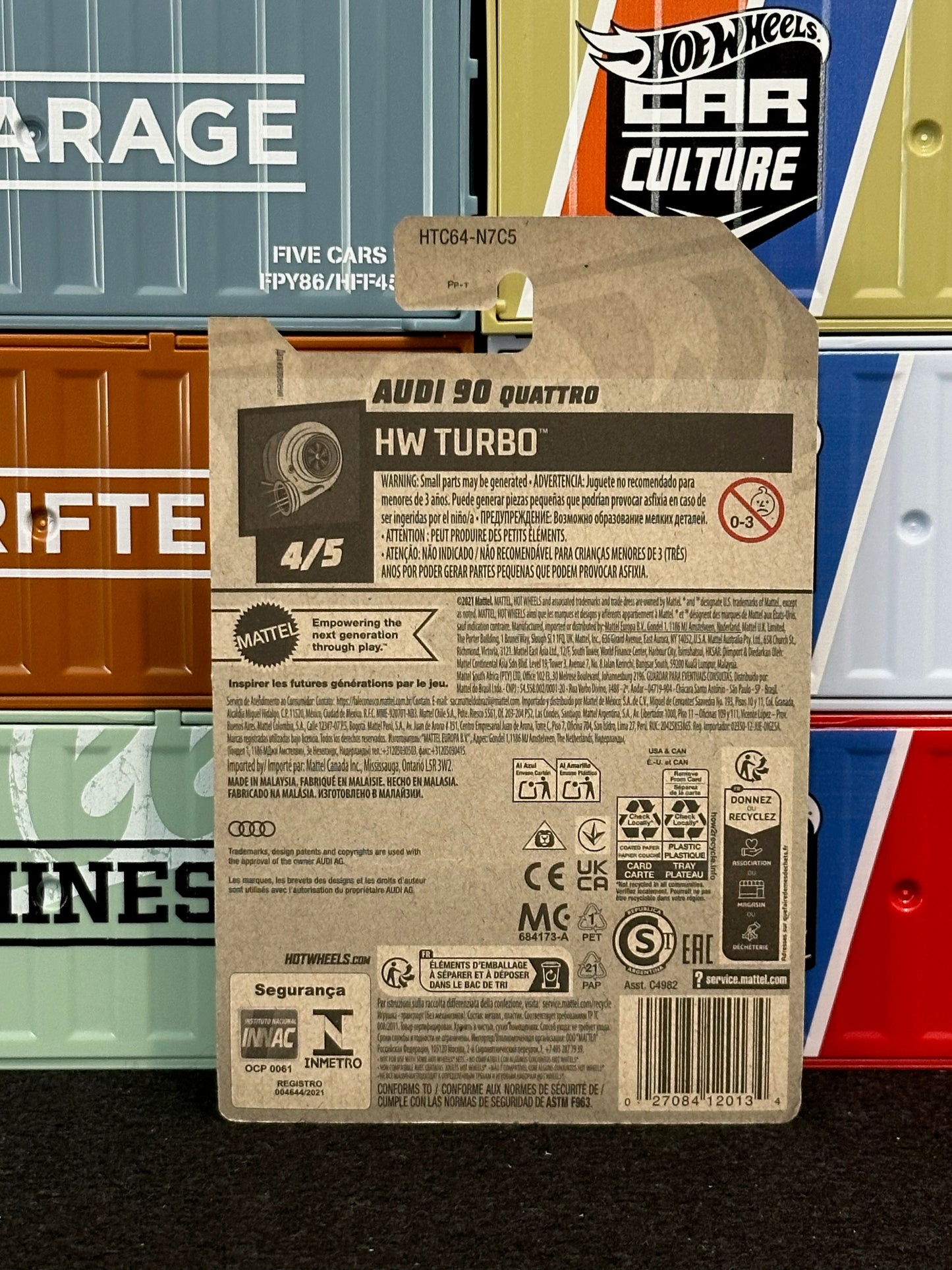 Hot Wheels 2024 Audi 90 Quattro Mainline 144/250 - AUSSIE diecast
