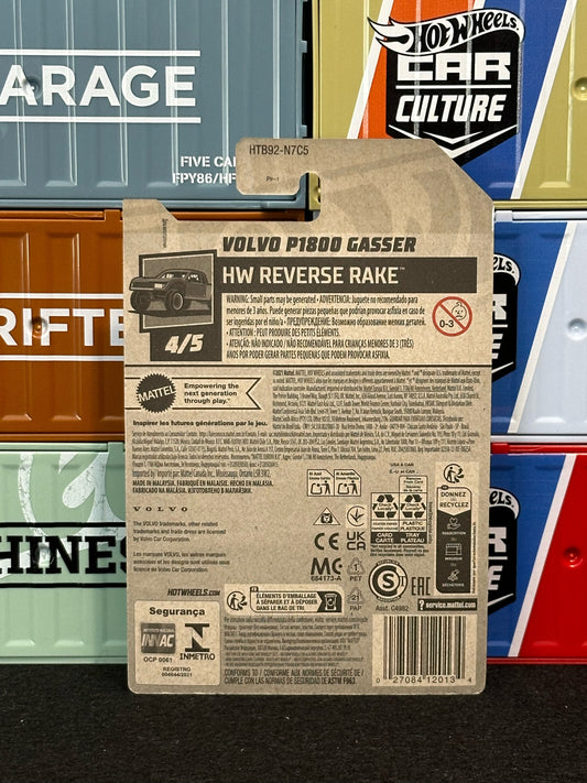 Hot Wheels 2024 Volvo P1800 Gasser Mainline 153/250 - AUSSIE diecast