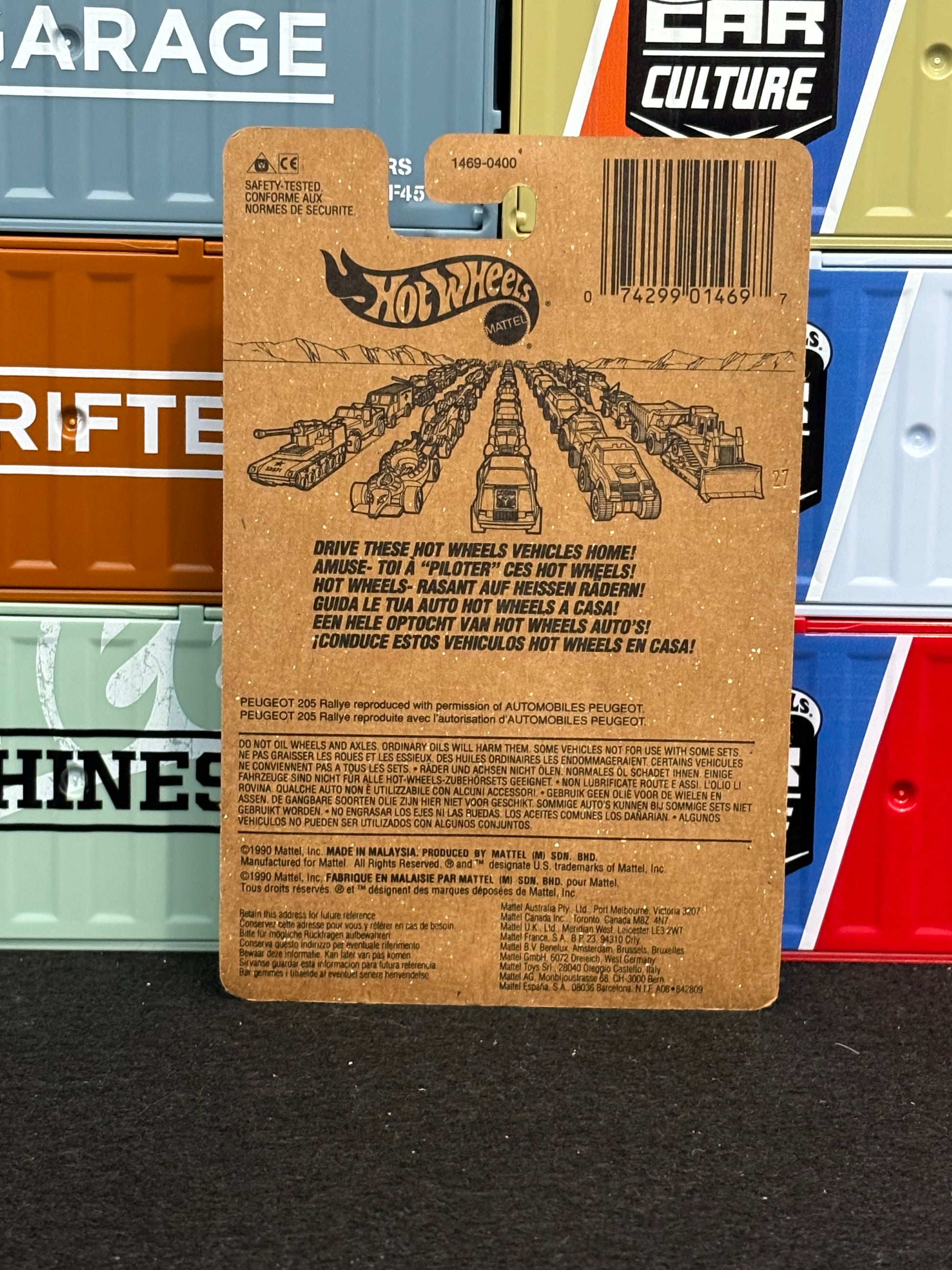 Hot Wheels 90's Peugeot 205 Rallye Mainline White - AUSSIE diecast