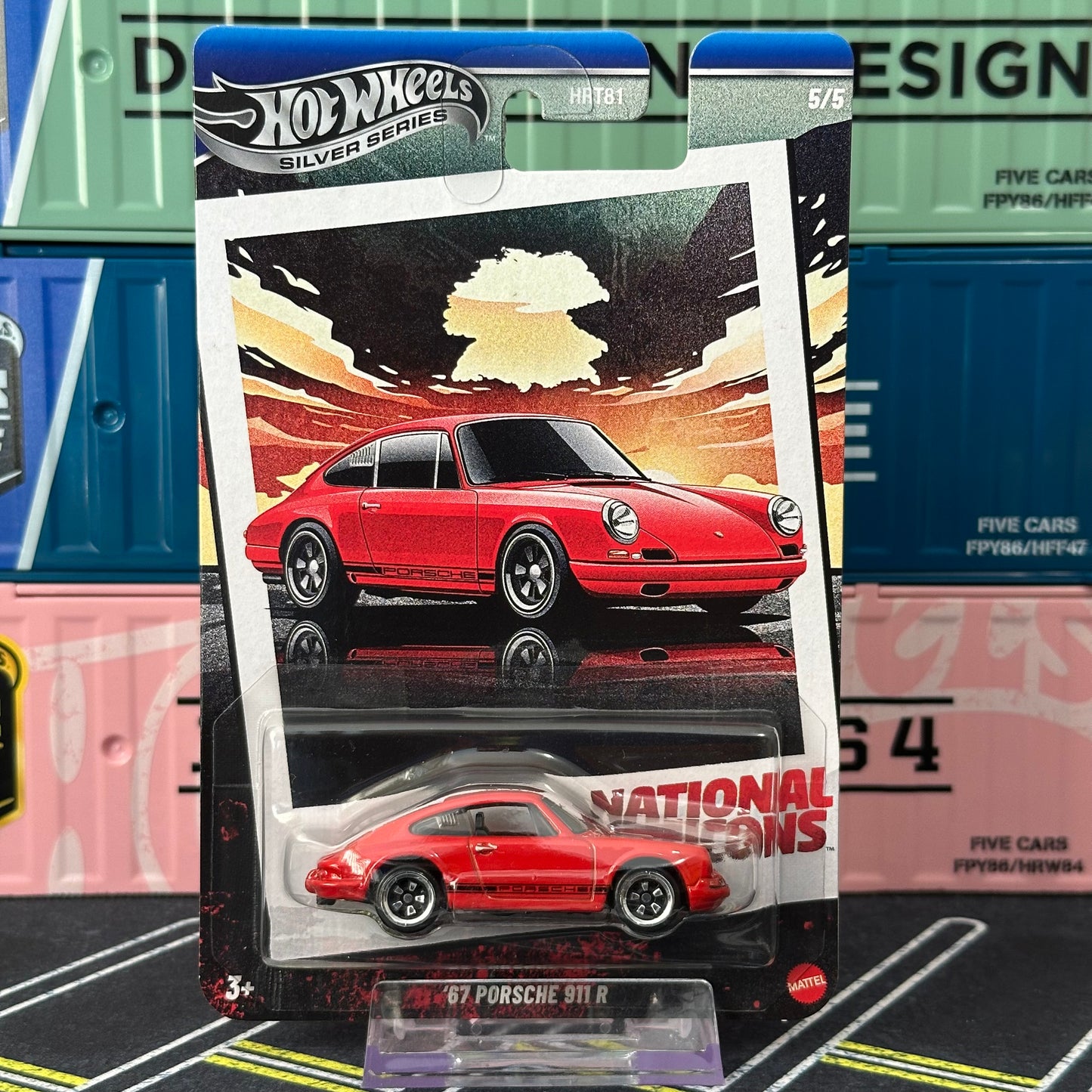 Hot Wheels Silver 2025 National Icons Mix 2