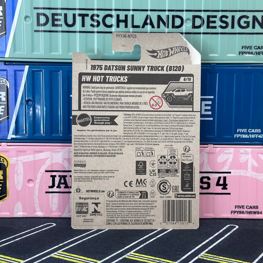 Hot Wheels 2025 Mainline 1975 Datsun Sunny Truck (B120) 93/250