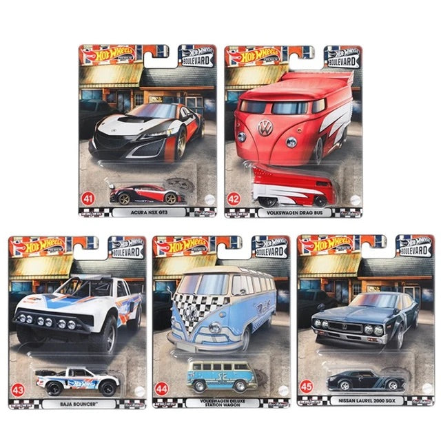 Hot Wheels 2022 Boulevard Cars #41, #42 #43, #44, #45 Mix 1 (GTJ68) - AUSSIE diecast