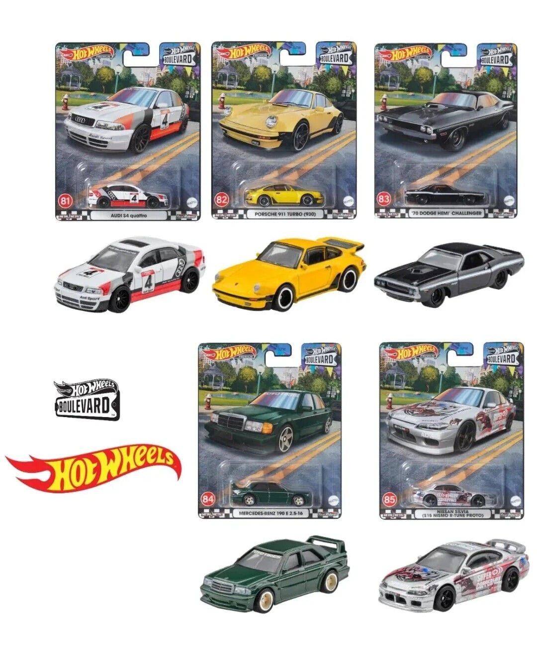 Hot Wheels 2023 Boulevard Cars #81, #82, #83, #84, #85 Mix 4 (GTJ68) - AUSSIE diecast