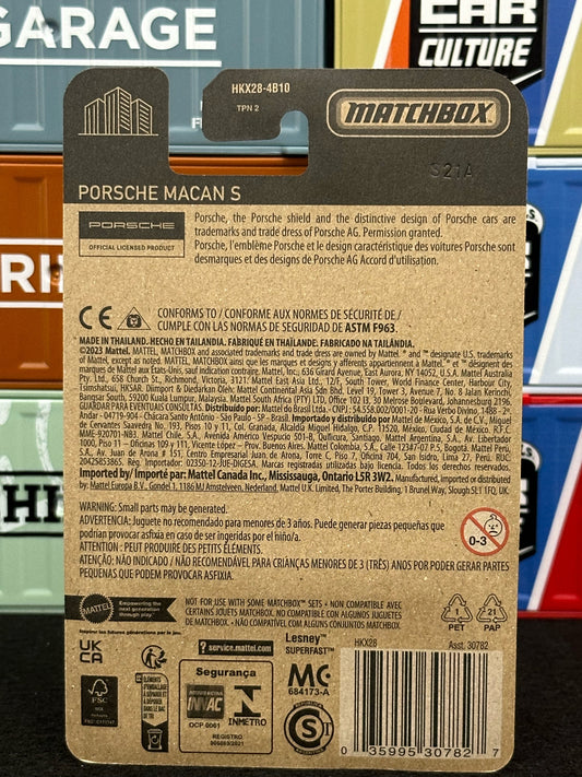 Matchbox 2023 Porsche Macan S SUPER CHASE - AUSSIE diecast