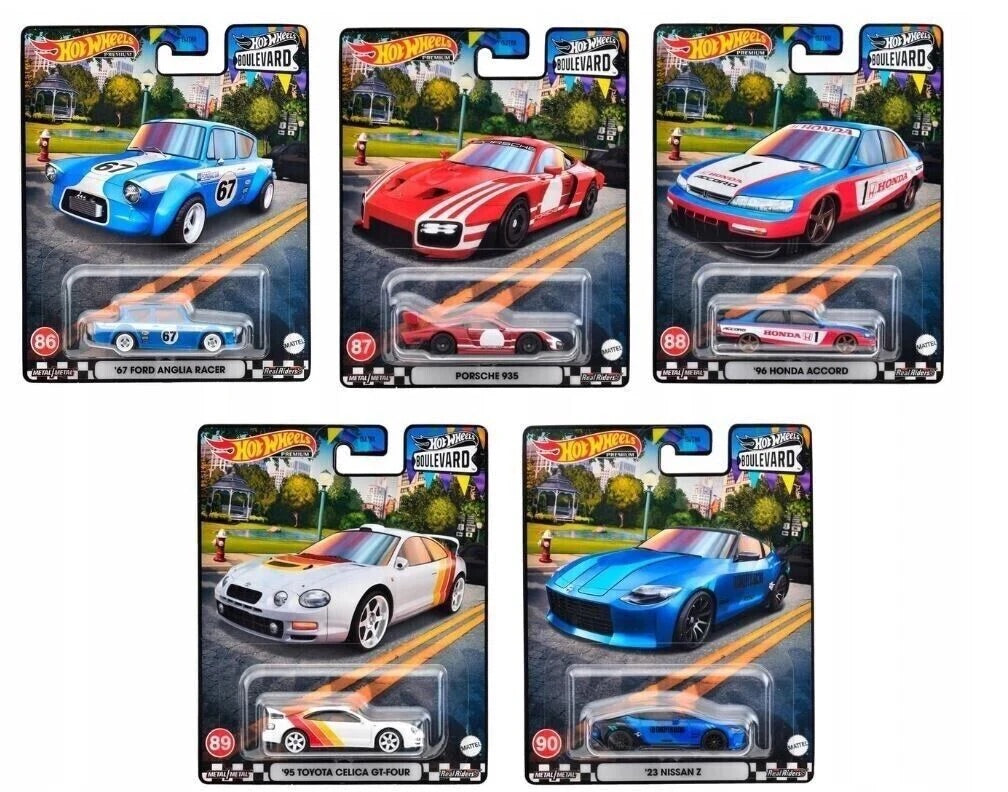 Hot Wheels 2023 Boulevard Cars #86, #87, #88, #89, #90 Mix 5 (GTJ68) - AUSSIE diecast