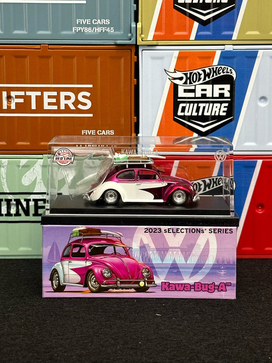 Hot Wheels 2023 RLC Selection Series VW Kawa-Bug-A Pink (HNL29) - AUSSIE diecast