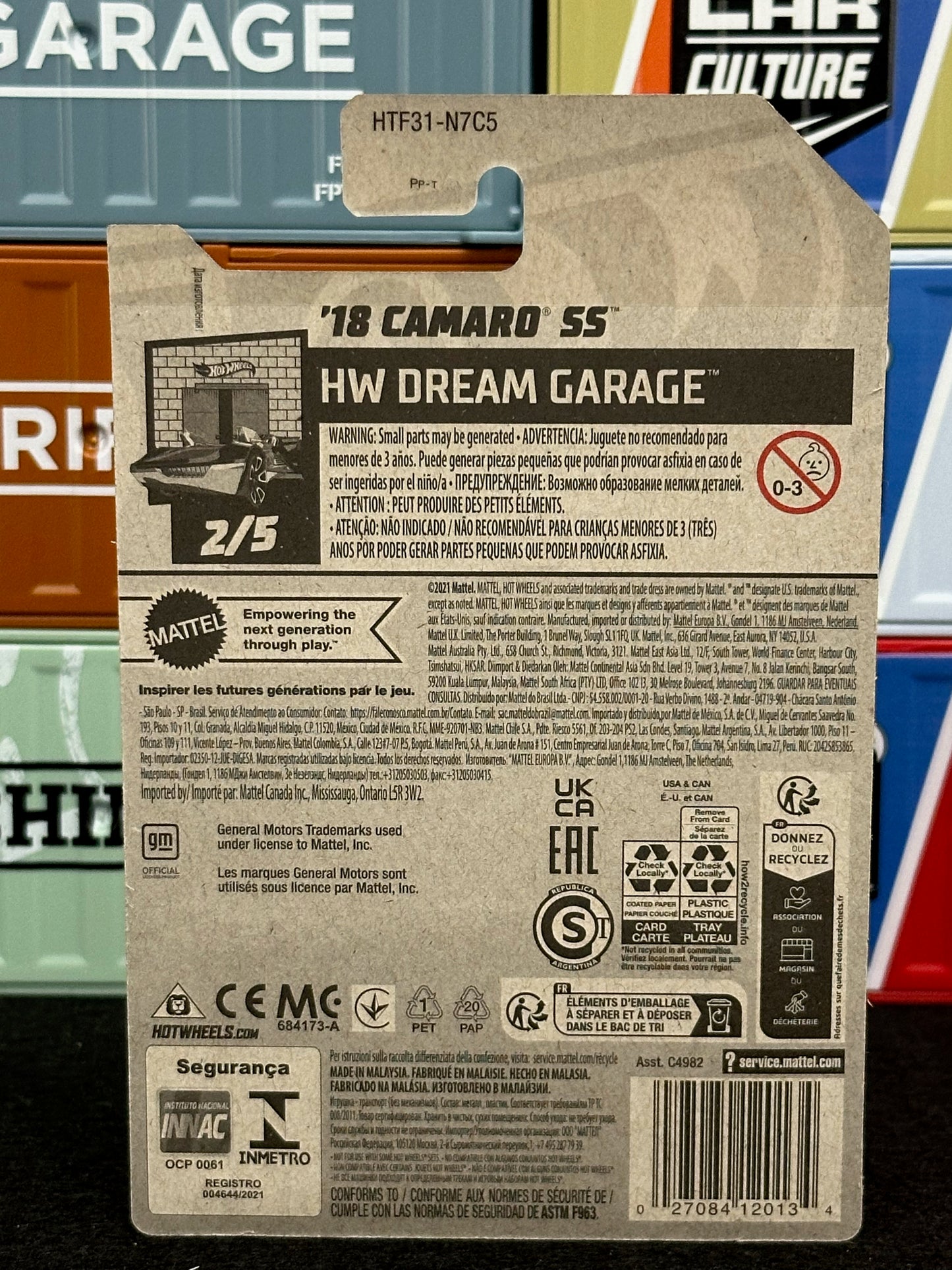 Hot Wheels 2024 Super Treasure Hunt '18 Camaro SS - AUSSIE diecast