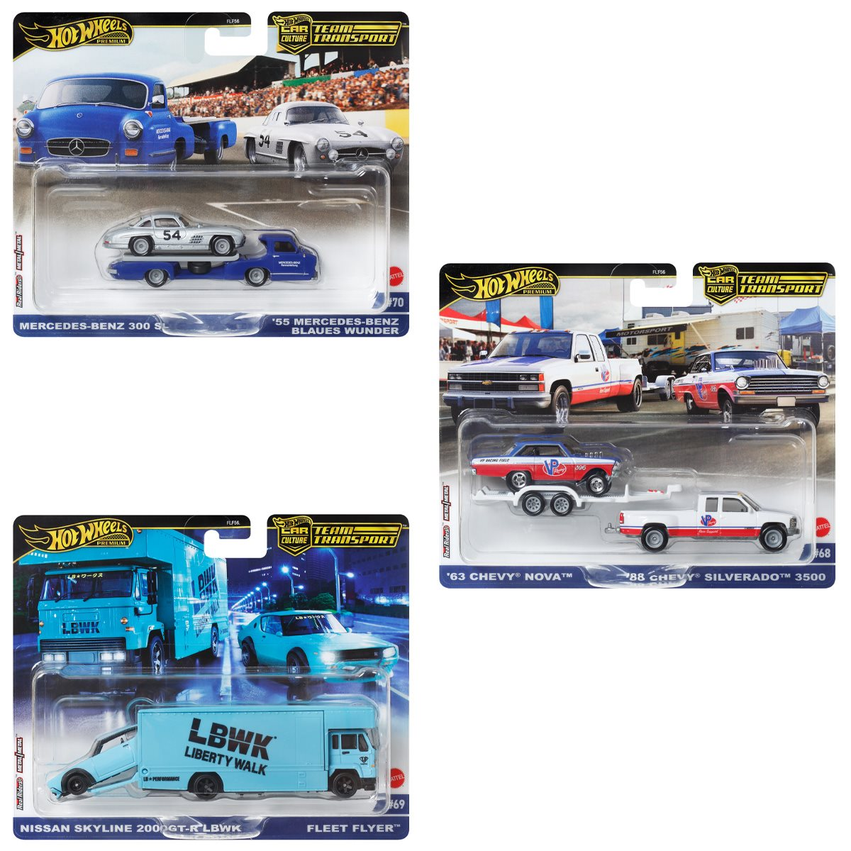 Hot Wheels 2024 Car Culture Team Transport Mix 3 (FLF56)