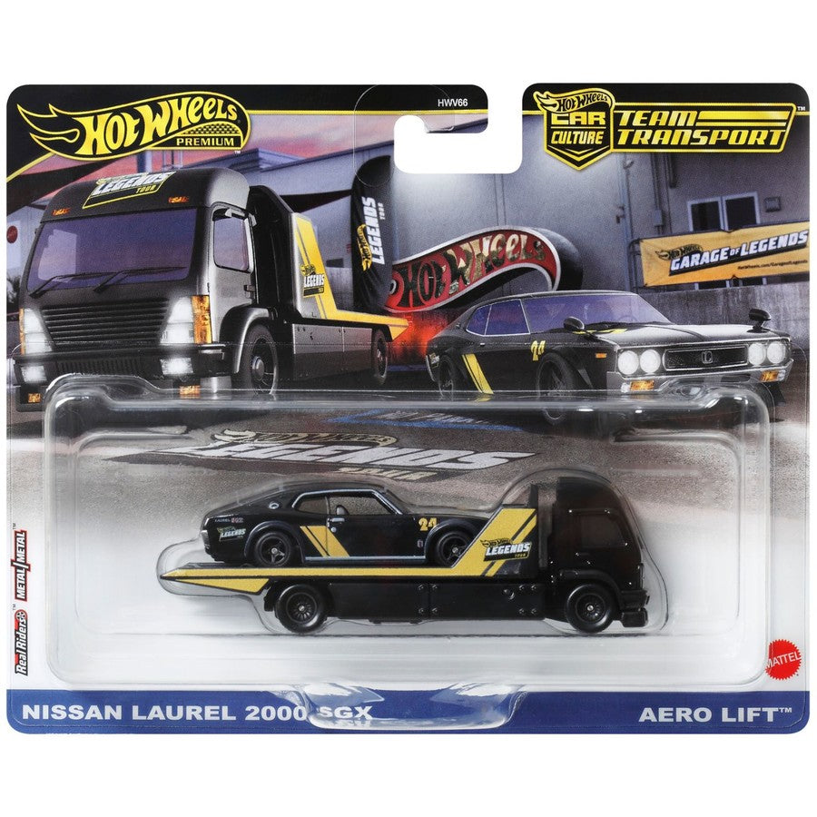 Hot Wheels 2024 Car Culture Legends Tour Nissan Laurel Team Transport - AUSSIE diecast