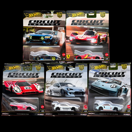 Hot Wheels 2025 Car Culture Circuit Legends Set of 5 - AUSSIE diecast