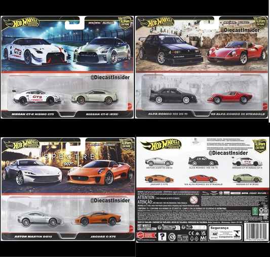 Hot Wheels Premium Car Culture 2 Car Pack 2025 Mix 4 - AUSSIE DIECAST