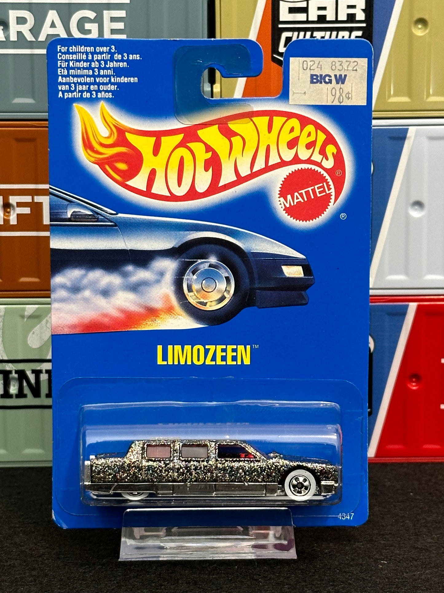 Hot Wheels 1992/94 Limozeen Mainline (Set of 3 Variations) Blue/Black - AUSSIE diecast