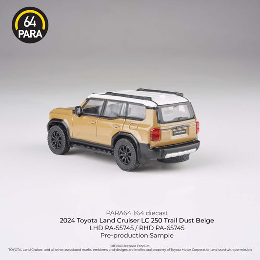 *PREORDER* PARA64 1:64 2024 Toyota Landcruiser LC 250 Beige - AUSSIE diecast