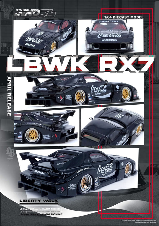 INNO64 LBWK RX-7 FD3S LB-Super Silhouette Coca-cola