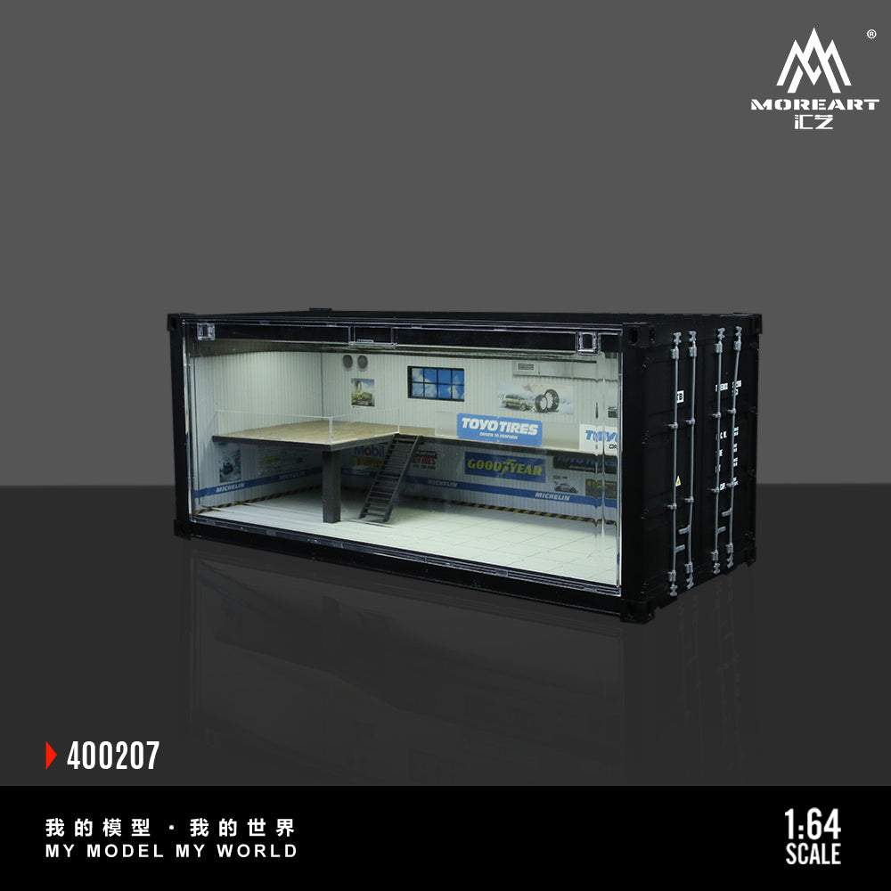 MOREART Container Repair Shop Scene B or C 1:64 Diorama with LED Lighting 400207 400208 - AUSSIE diecast