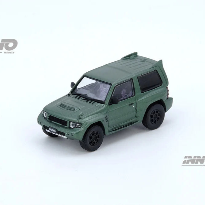 INNO64 Mitsubishi Pajero Evolution Satin Green - AUSSIE diecast