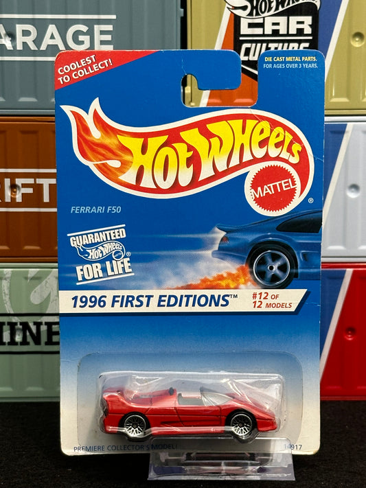 Hot Wheels 1995 Ferrari F40 F50 Mainline (Set of 2) Red - AUSSIE diecast