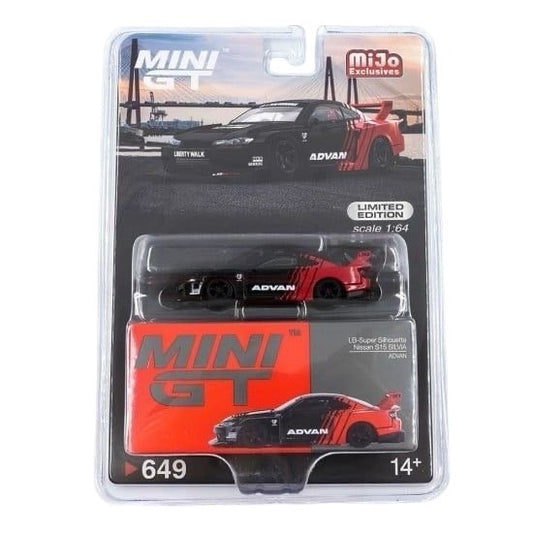 Mini GT Nissan LB-Super Silhouette Silvia S15 Advan #649 Blister Pack - AUSSIE diecast