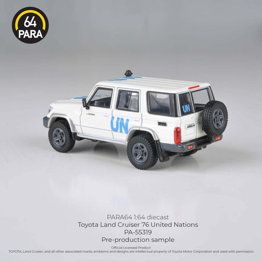 PARA64 Toyota Landcruiser 76 Series Wagon White UN - AUSSIE diecast