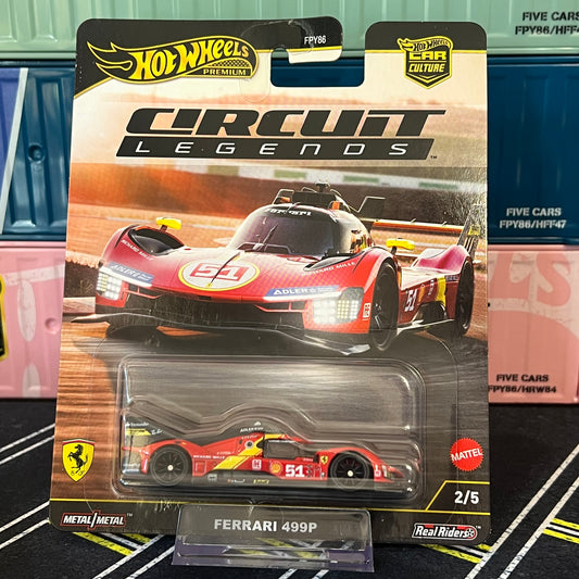 Hot Wheels 2025 Car Culture Circuit Legends Ferrari 499P - AUSSIE diecast