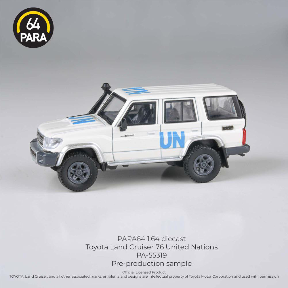PARA64 Toyota Landcruiser 76 Series Wagon White UN - AUSSIE diecast