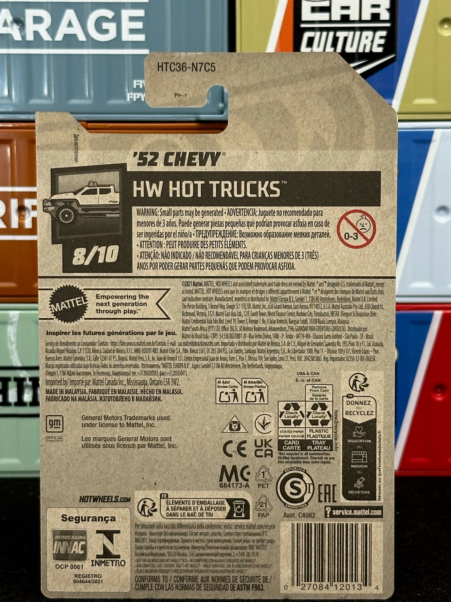Hot Wheels 2024 '52 Chevy 139/250 Mainline - AUSSIE diecast