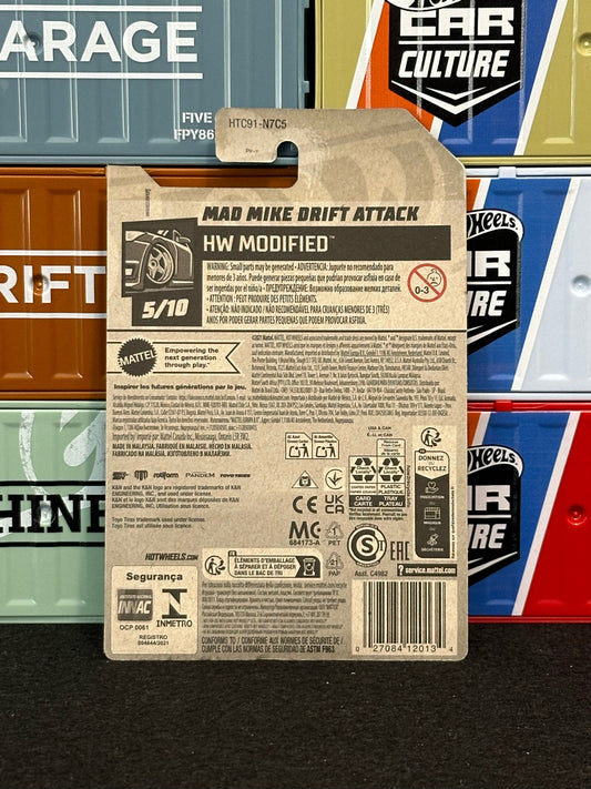 Hot Wheels 2024 Mad Mike Drift Attack Mainline 59/250 - AUSSIE diecast