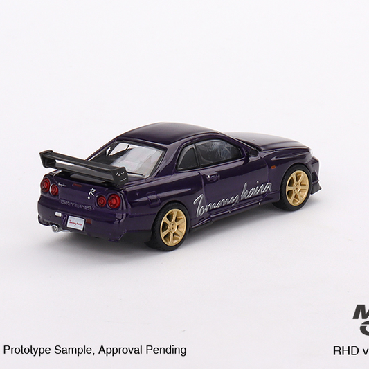 Mini GT 1:64 Nissan Skyline GT-R R34 Tommykaira R-z #616 Midnight Purple - AUSSIE diecast