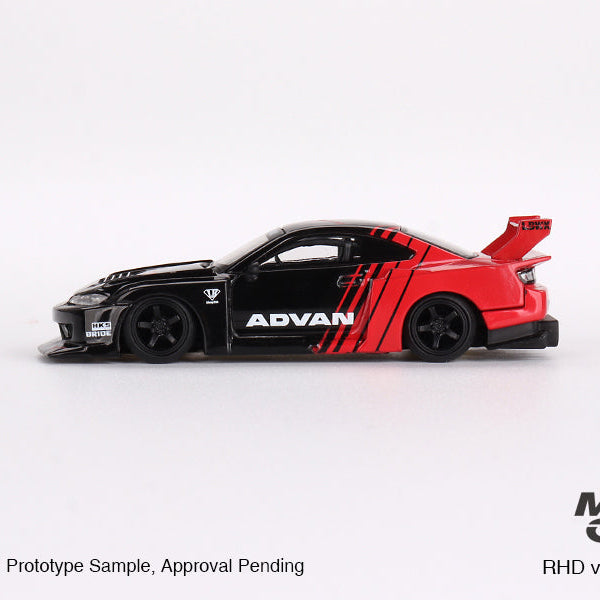 Mini GT Nissan LB-Super Silhouette Silvia S15 Advan #649 Blister Pack - AUSSIE diecast
