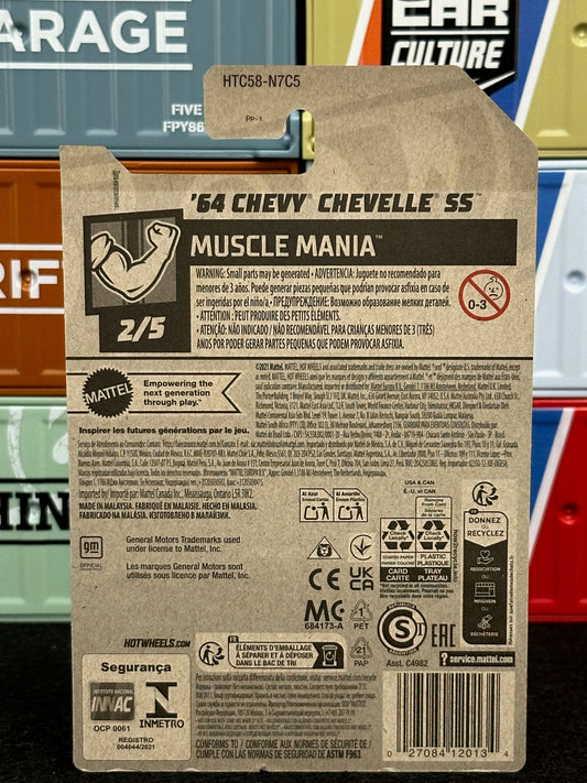 Hot Wheels 2024 '64 Chevy Chevelle SS Mainline 157/250 - AUSSIE diecast