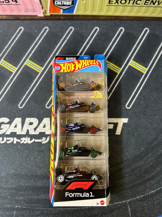 Hot Wheels 2025 F1 Formula 1 5 Car Pack JBJ78