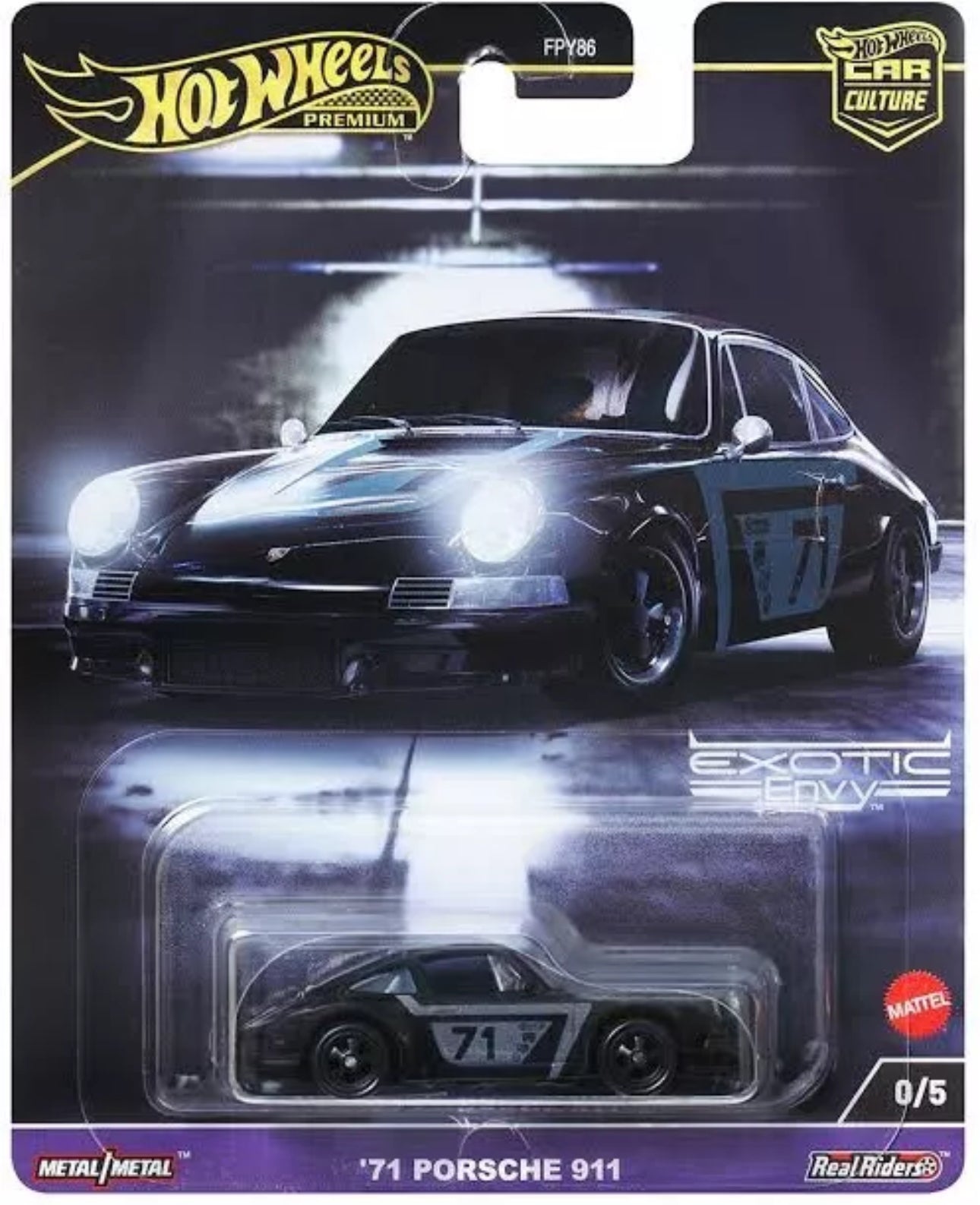 2024 Hot Wheels car culture Exotic Envy chase ‘71 Porsche 911 0/5 - AUSSIE diecast