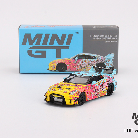 Mini GT 1:64 Nissan 35GT-RR Ver.1 LB-Silhouette WORKS GT KUMA #742 - AUSSIE diecast