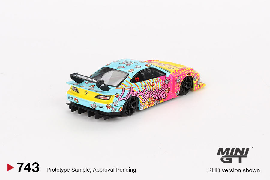 Mini GT Nissan Silvia S15 LB Super Silhouette Kuma Graphics 743 - AUSSIE diecast