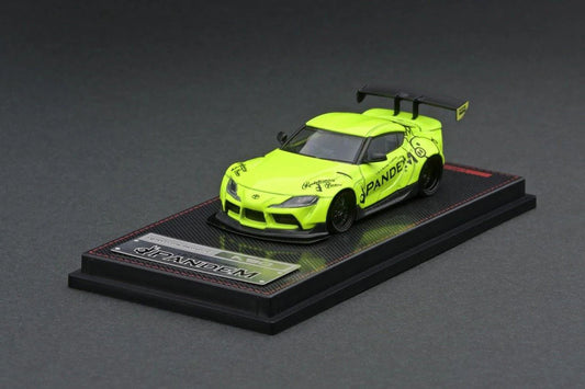 ignition model 1:64 Toyota Supra (A90) Pandem Yellow Green
