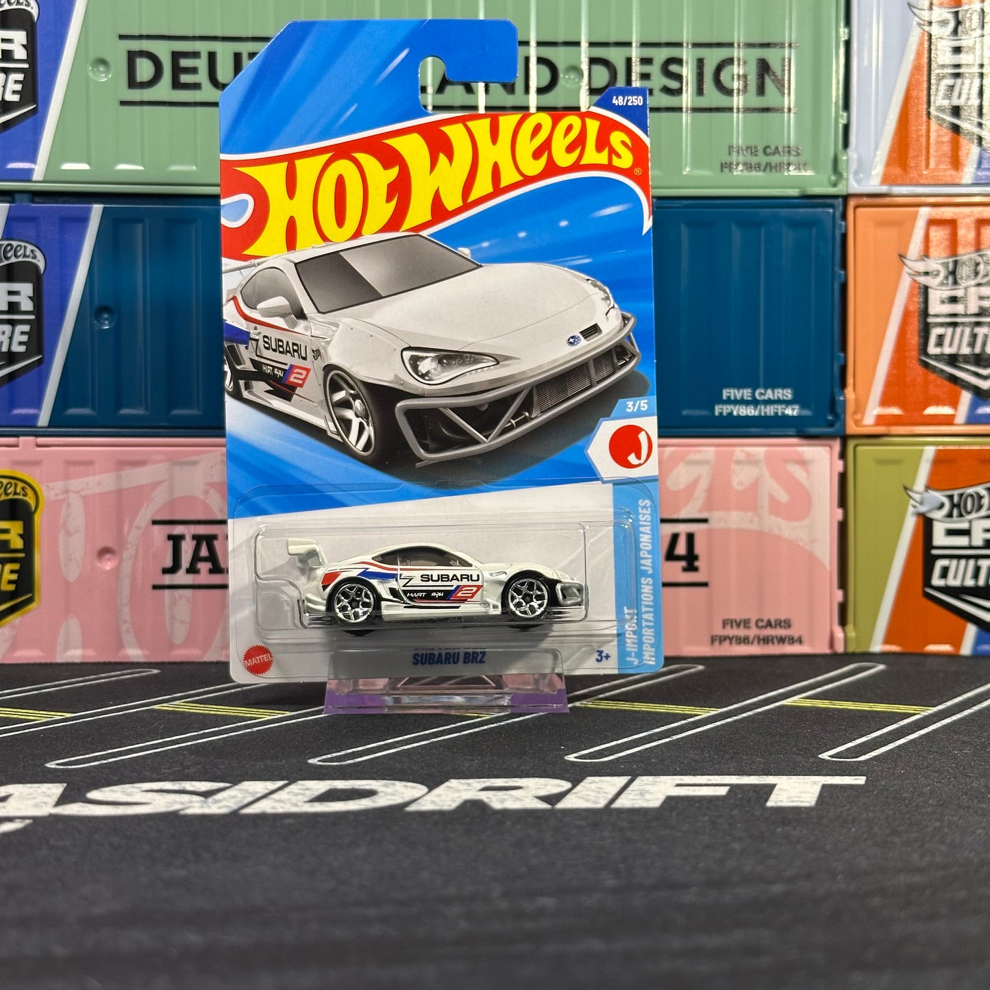 Hot Wheels 2025 Mainline Subaru BRZ 48/250 Long Card - AUSSIE diecast