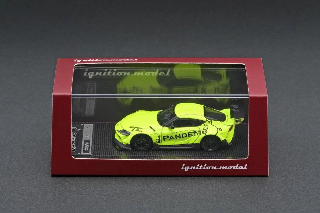 ignition model 1:64 Toyota Supra (A90) Pandem Yellow Green