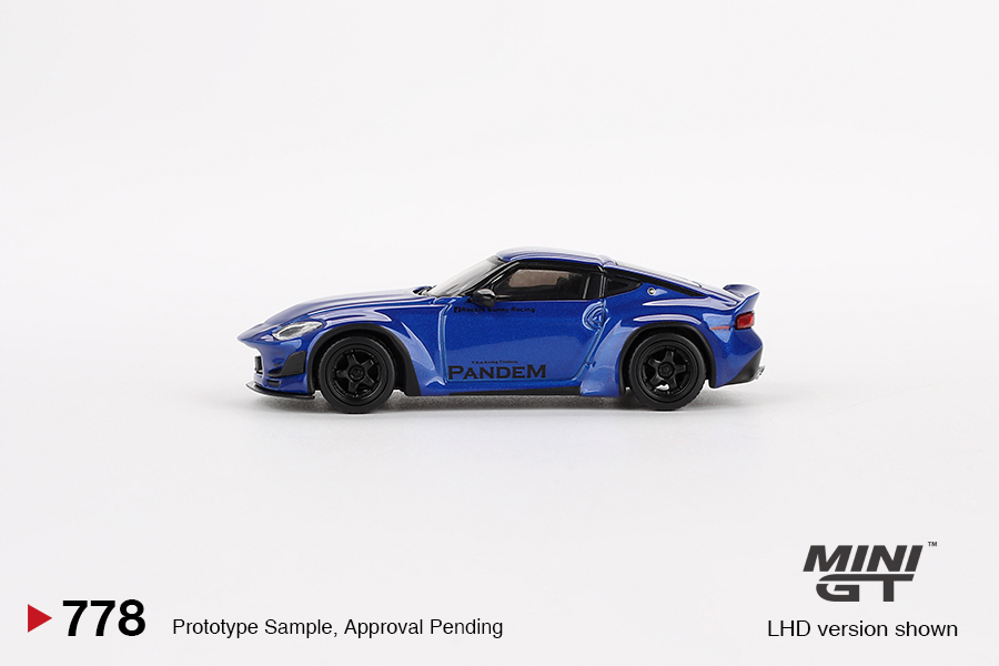 Mini GT 1:64 Nissan Fairlady Z Pandem 778 Blue - AUSSIE diecast