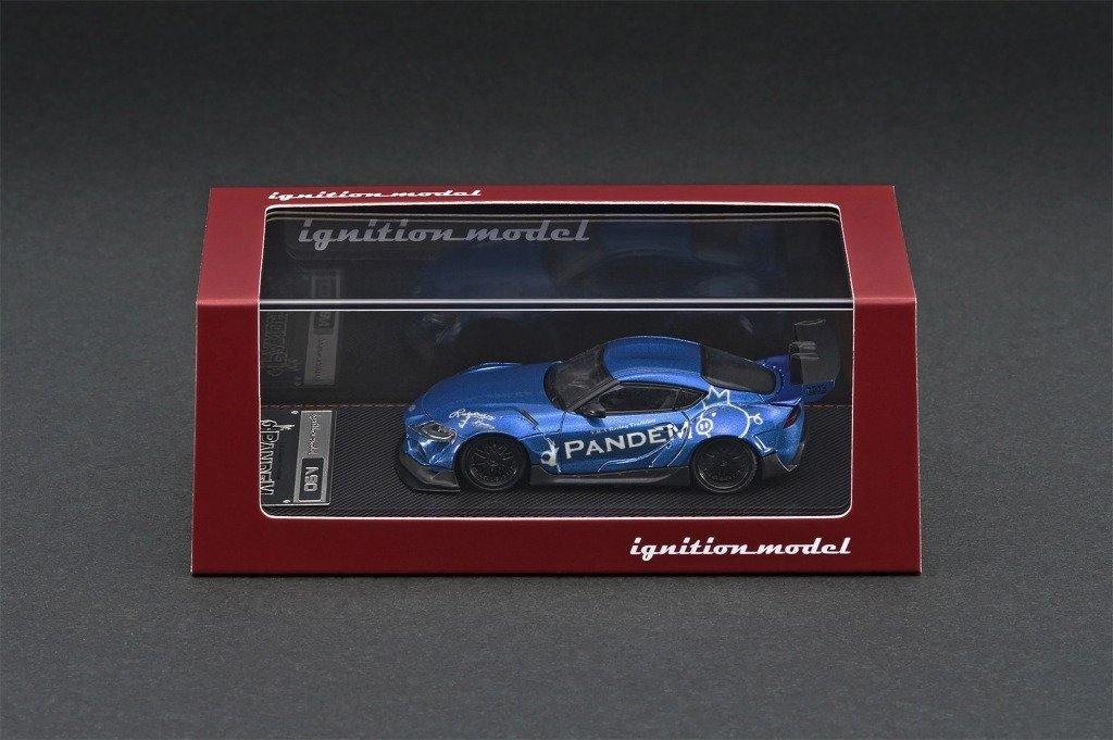 ignition model 1:64 Toyota Supra (A90) Pandem Blue Metallic