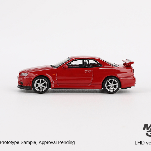 Mini GT 1:64 Nissan Skyline GT-R R34 V-Spec #796 Red - AUSSIE diecast