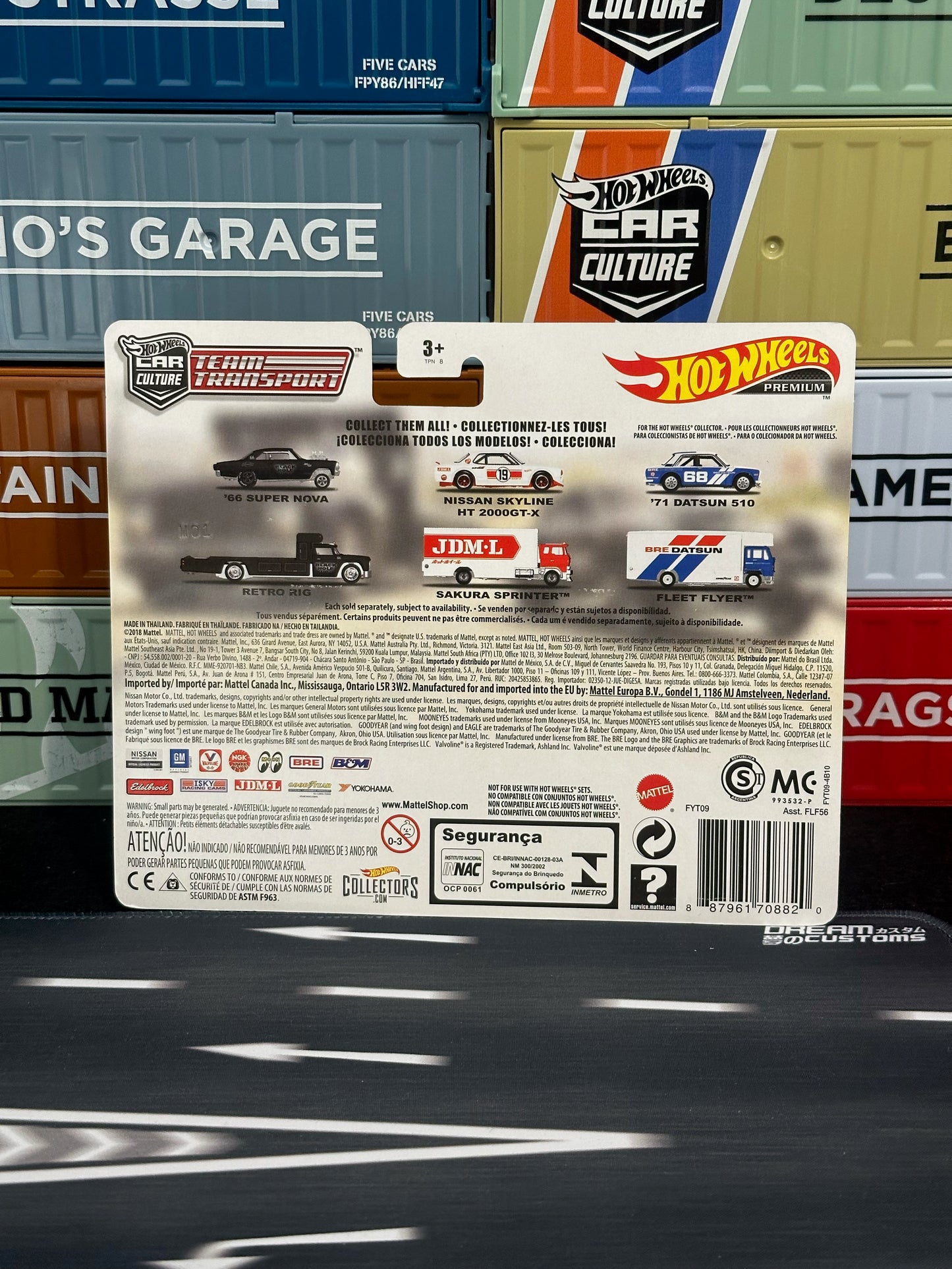 Hot Wheels 2019 Car Culture #7 '66 Super Nova Retro Rig Team Transport (FLF56) - AUSSIE diecast