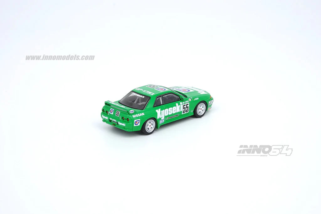 INNO64 1:64 Nissan Skyline GT-R (R32) 1992 #55 Nikko Kyoseki GP1 Plus JTC