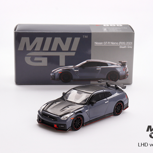 Mini GT 1:64 Nissan GT-R R35 Nismo Stealth Grey #868 - AUSSIE diecast