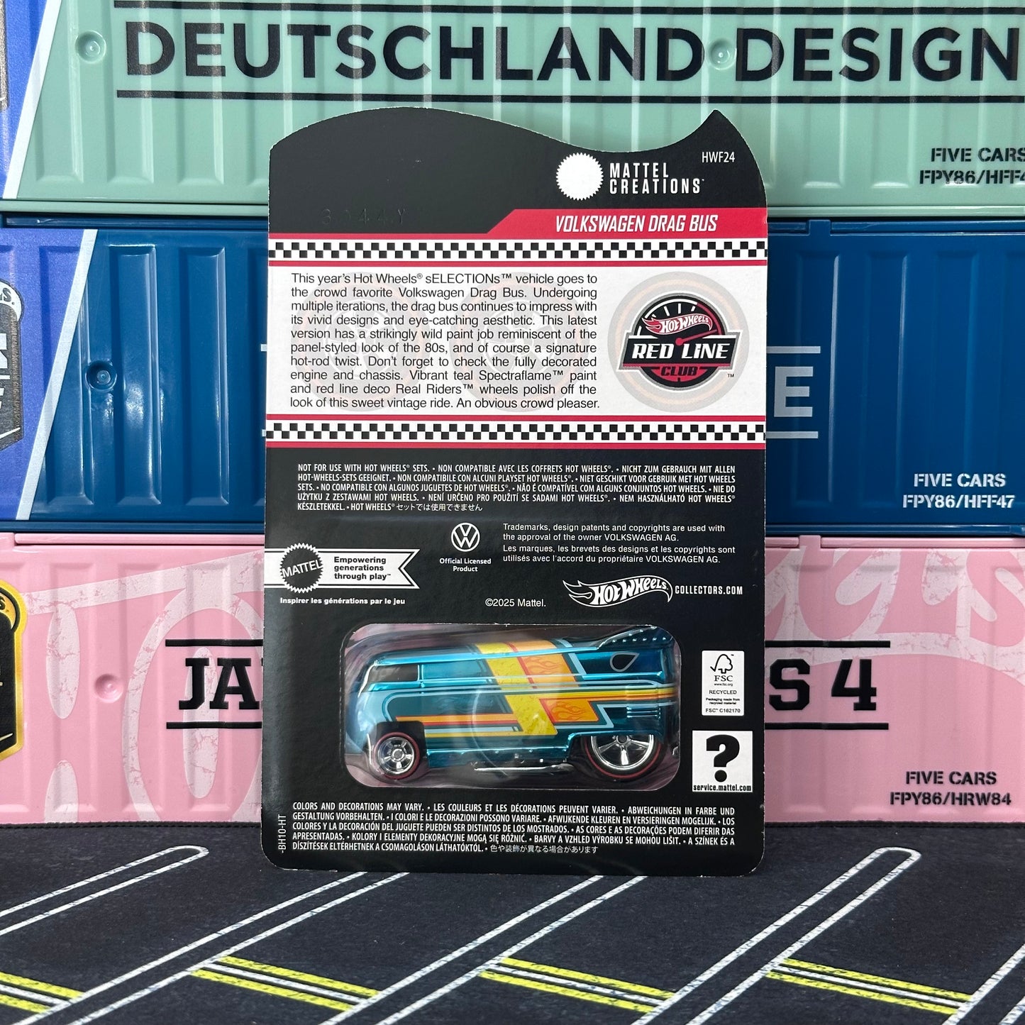 Hot Wheels 2024 RLC Volkswagen Drag Bus