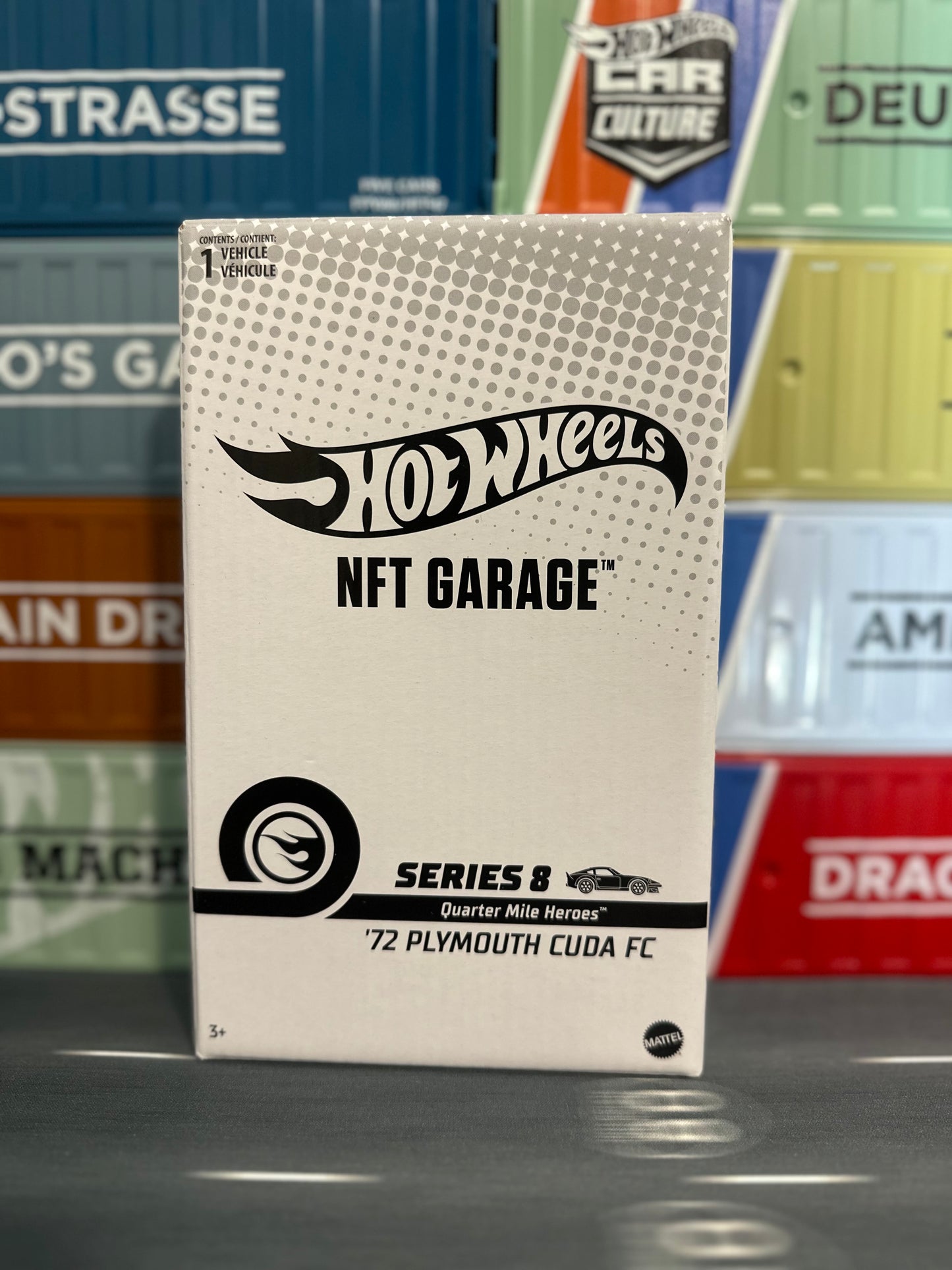 Hot Wheels 2024 NFT Garage Series 8 '72 Plymouth Cuda FC - AUSSIE diecast